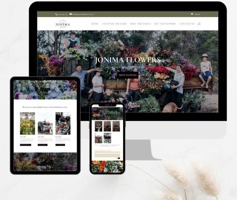 Jonima Flowers Website