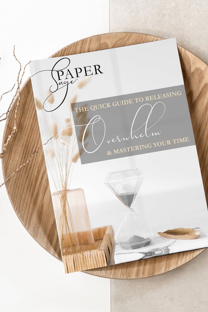 Paper Sage Overcoming Overwhelm Ebook