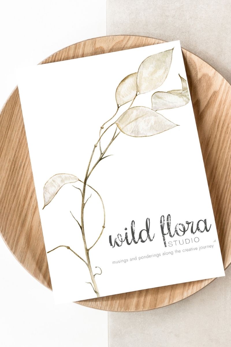 Wild Flora Studio Portrait Journal Cover